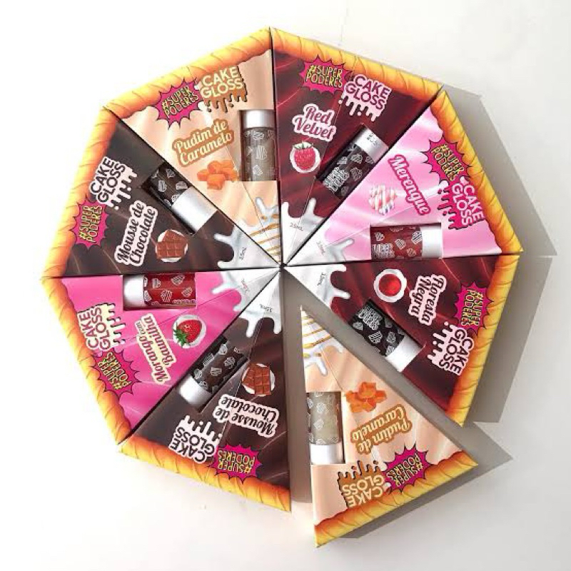 Cake Gloss Super Poderes-Brilho, sabor e hidratação em um só produto!