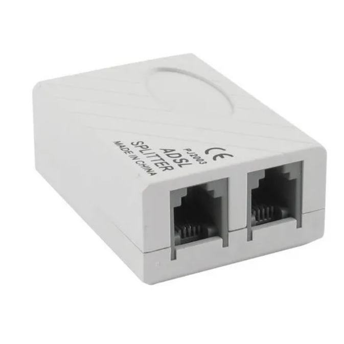 Splitter Micro Filtro Adsl Telefone Modem Internet Duplo