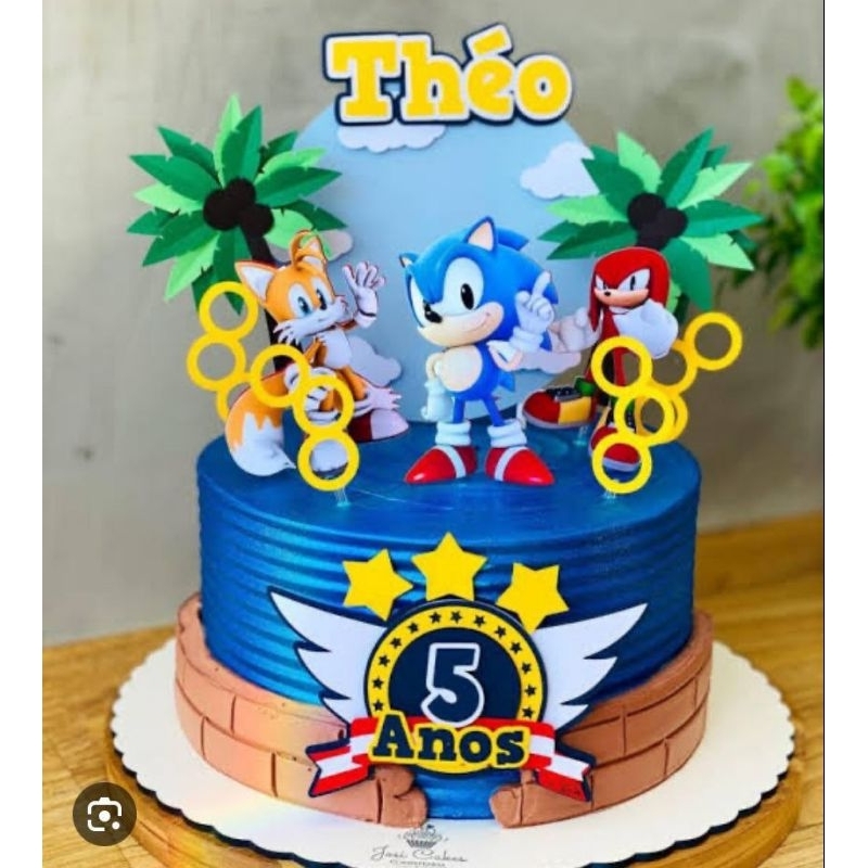 Topper Bolo Sonic - Comprar com Melhor Preço em Padaria
