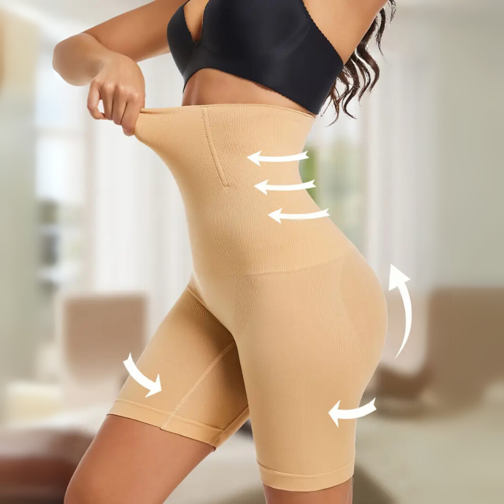 Kit 2 Shorts Modeladores Femininos – Reduz Barriga, Levanta Bumbum e Modela com Conforto Shorts Reforçado Seca Barriga