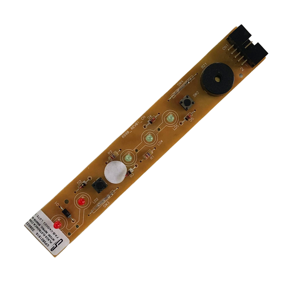 Placa Interface Refrigerador Compatível Brastemp Brg44 Brm44