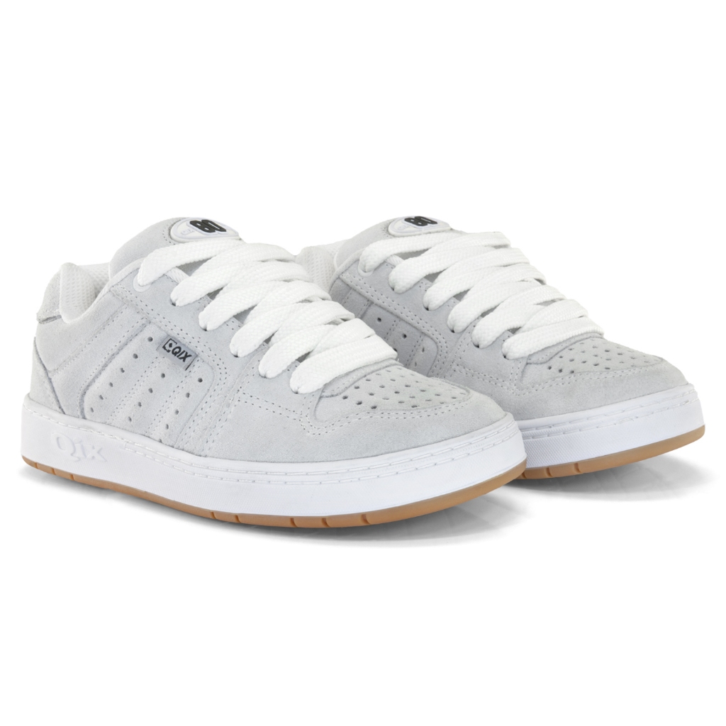 Tênis QIX 80's OG Original Lançamento Camurça 2 Cadarço Skate Masculino Feminino Moderno Confortável