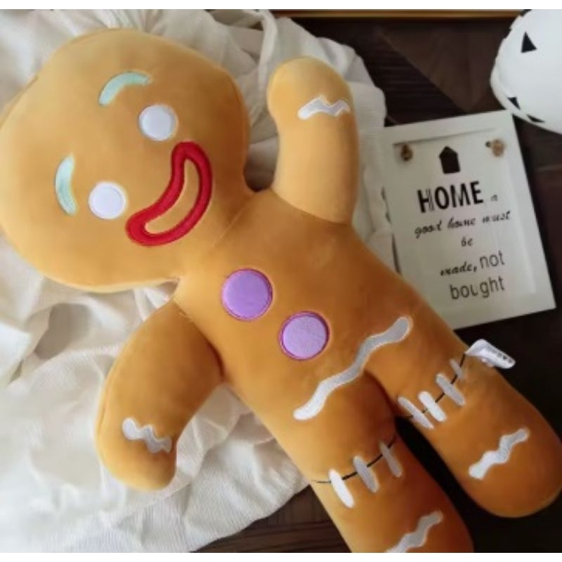 Boneco de Pelúcia Gingy 20cm – Biscoito do Shrek Fofo e Divertido