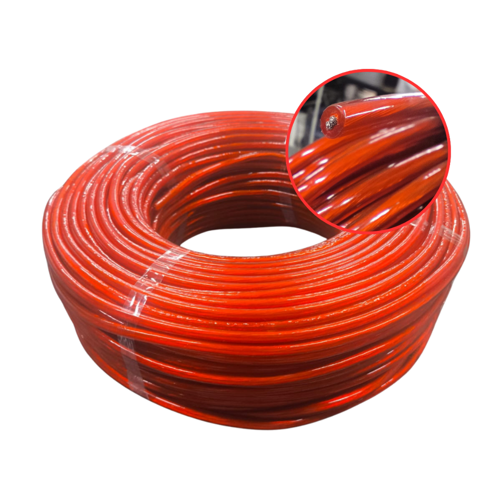 Cabo Fio Power Alimentação Som Bateria Automotivo 6mm 5m