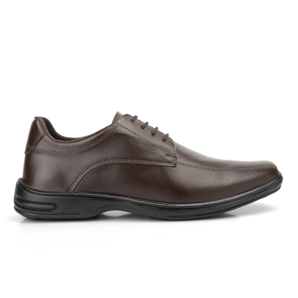 Sapato Social Café Ref 221 Masculino - Envio Imediato