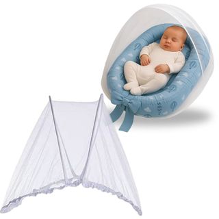 Mosquiteiro Portátil Para Ninho Redutor de Berço Protetor Universal Enxoval Bebe Menina Menino