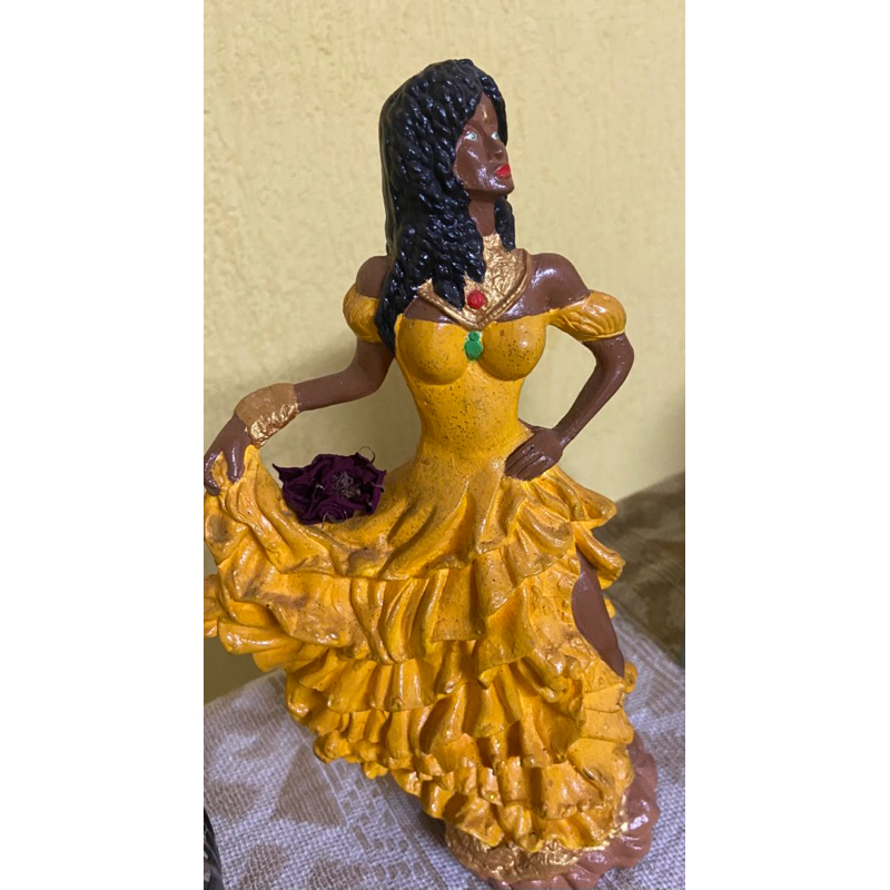 Imagem Cigana do Oriente 24cm em Gesso Umbanda e Candomblé