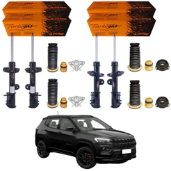 KIT 4 AMORTECEDOR COMPASS 4X2 2017 A 2025 COFAP + KITS