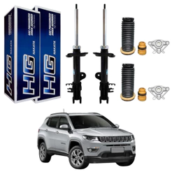 PAR AMORTECEDOR TRASEIRO COMPASS 4X4 2017 A 2025 NAKATA + KITS