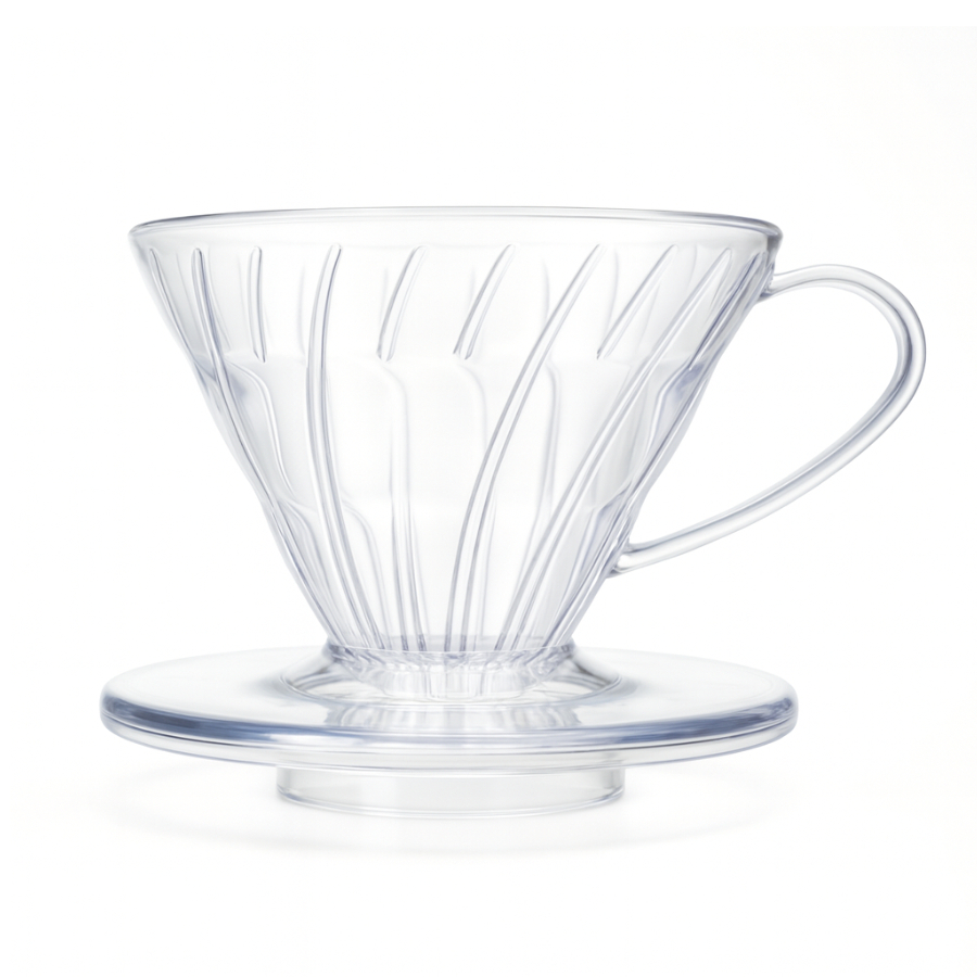 Suporte Filtro Coador De Café Chá Acrílico Transparente 102