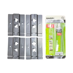Kit Suportes Penduradores Para Espelho + Cola Fixa Cubas e Espelhos Quadros Placas