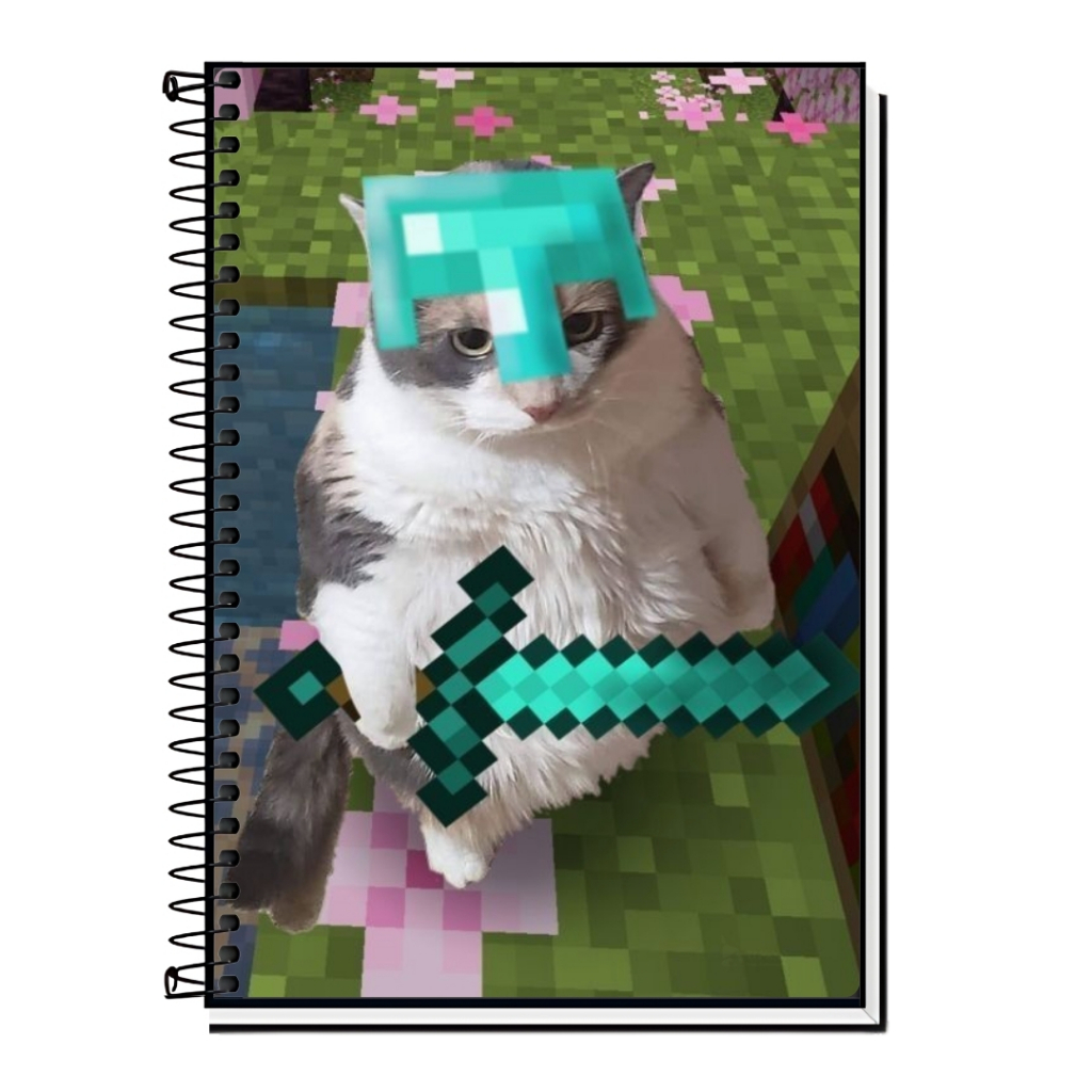 Caderno teme personalizado de figurinhas de memes Capa Dura Premium Resistente | 1 a 20 Matérias, Escolar e Universitári em Oferta na Shopee