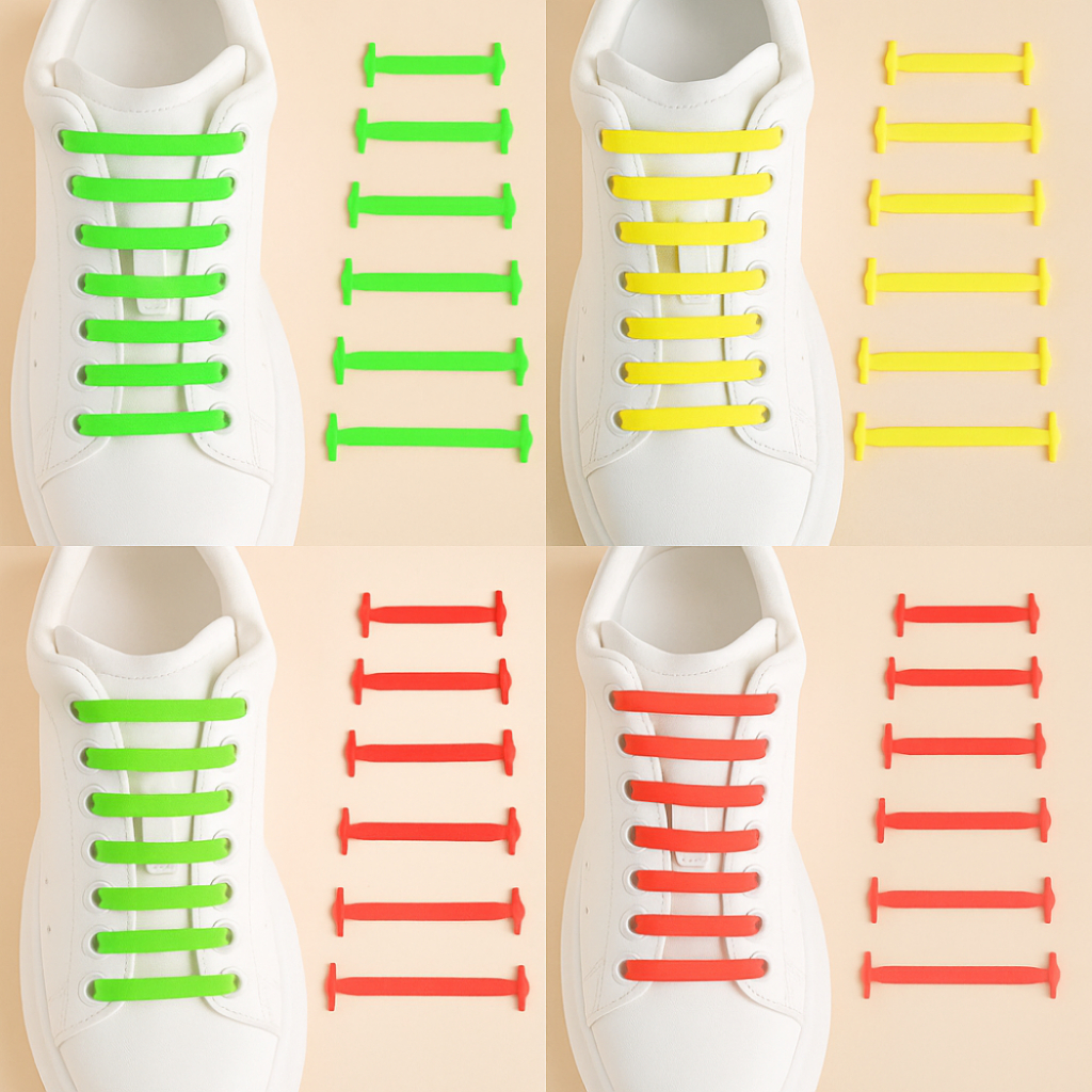 Cadarço Sem Amarrar – Coloque e Tire o Sapato em Segundos