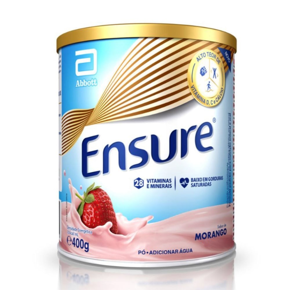 Ensure Morango em pó 400g