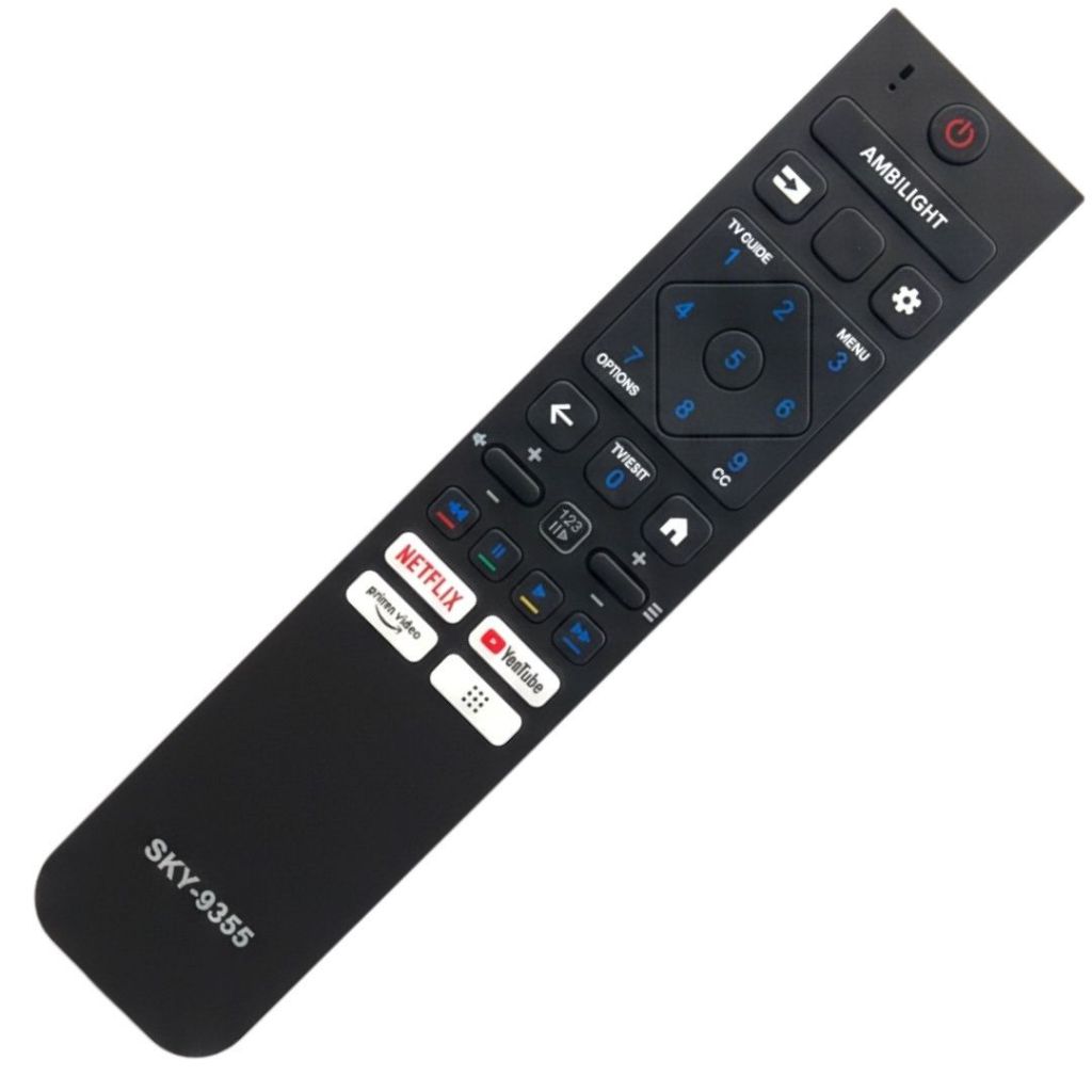 Controle Remoto compatível com TV's Philips 4k Ambilight Netflix/Youtube/Prime Video em Oferta na Shopee