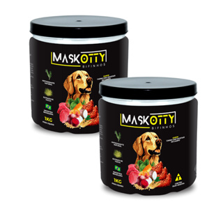 KIT Bifinho Maskotty Petisco para cachorro Carne com Vegetais do Campo 1Kg em Oferta na Shopee