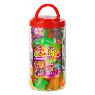 GELATINA  COPO GELATITAS POTE C/36 UNIDADES 15G LARANJA , MAÇA , MORANGO em Oferta na Shopee