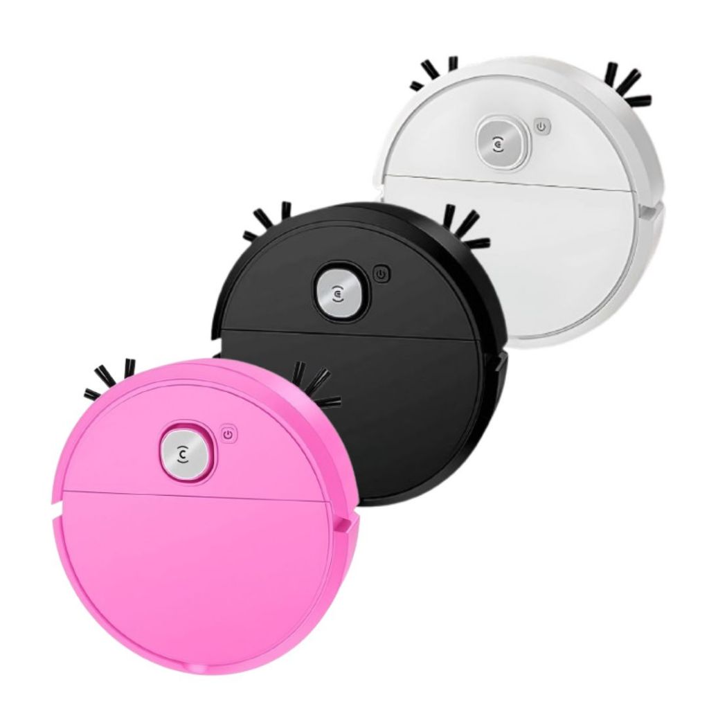 Robô Aspirador Inteligente Recarregável – Limpeza Automática Eficiente
