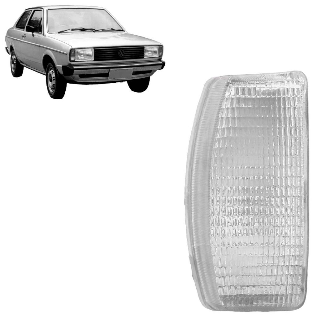 Pisca Seta Dianteira Voyage 1982 1983 1984 1985 1986 Cristal Lente Estriada Acrilico