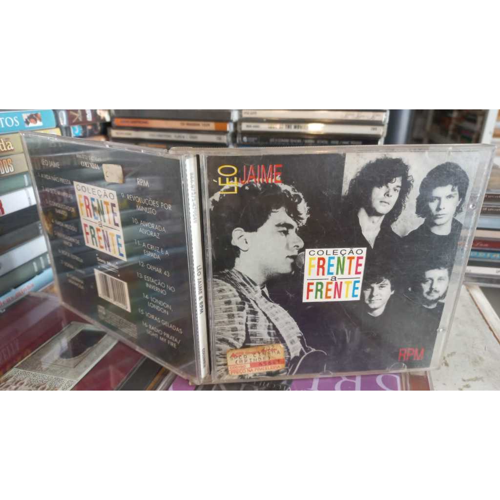 Cd - Léo Jaime & Rpm - Coleção Frente A Frente - Ótimo estado a vida não presta revolução alvorada nad mudou sonia rock