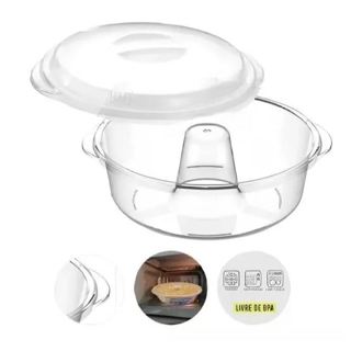 FORMA PARA PUDIM COM TAMPA em Oferta na Shopee