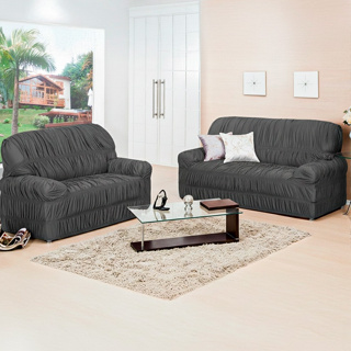 Capa de Sofá 2 e 3 Lugares Elasticada Em Malha em Oferta na Shopee