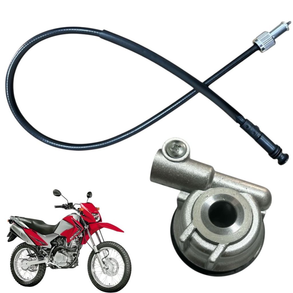 Cabo De Velocimetro + Engrenagem Caracol Nxr 150 Bros Esd Flex Mix 2006 Até 2012