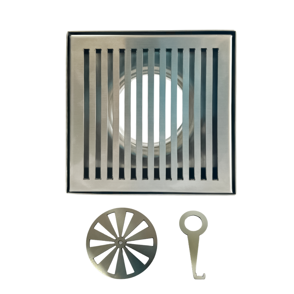 Tampa Ralo Grelha10x10 Em Aço Inox Maior Vazão Não Enferruja em Oferta na Shopee