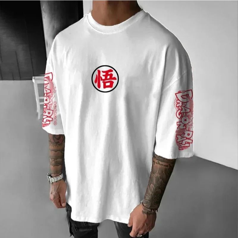 Camiseta Oversized Dragon Ball Goku Dragão Shenlong Aftersoul Unissex Plus Size PP ao G6  Algodão