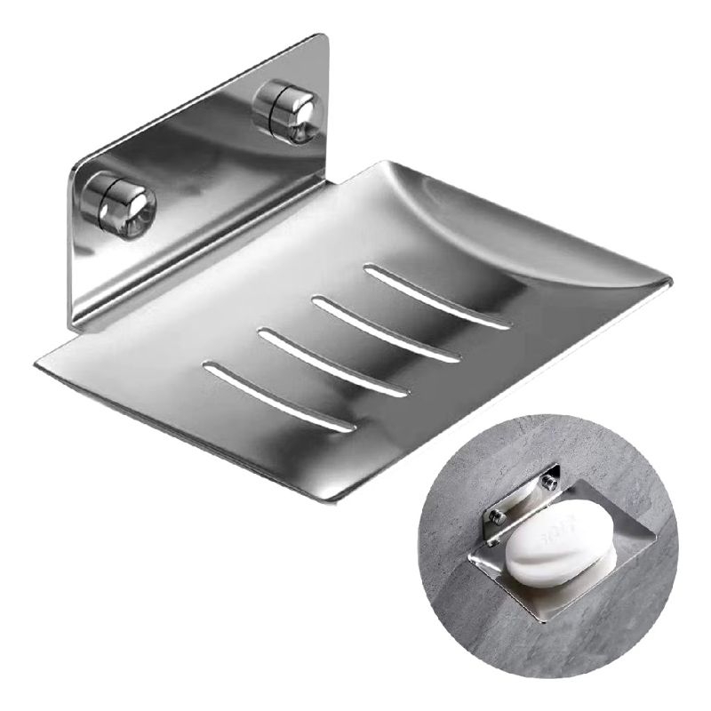 Saboneteira Luxo Banheiro Porta Sabonete Inox 304 Prata 016