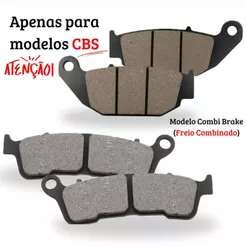 Kit Pastilhas de Freio Cb 250f Twister Cbs / Cb 300f Twister (Apenas Modelos Combi Brake)