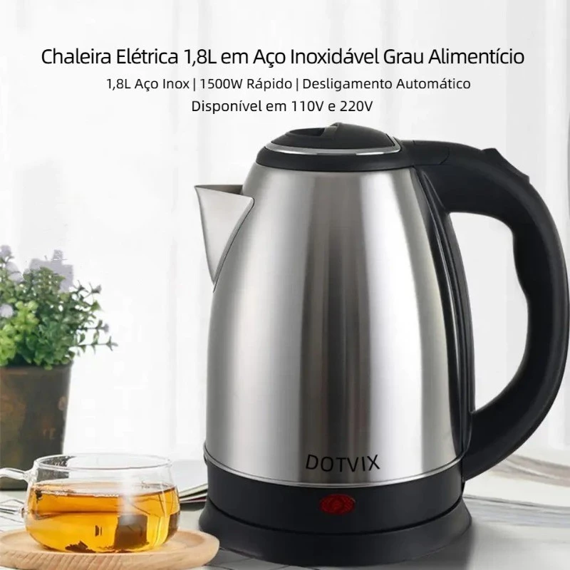 Chaleira Elétrica Inox: 54% OFF! ⚡️