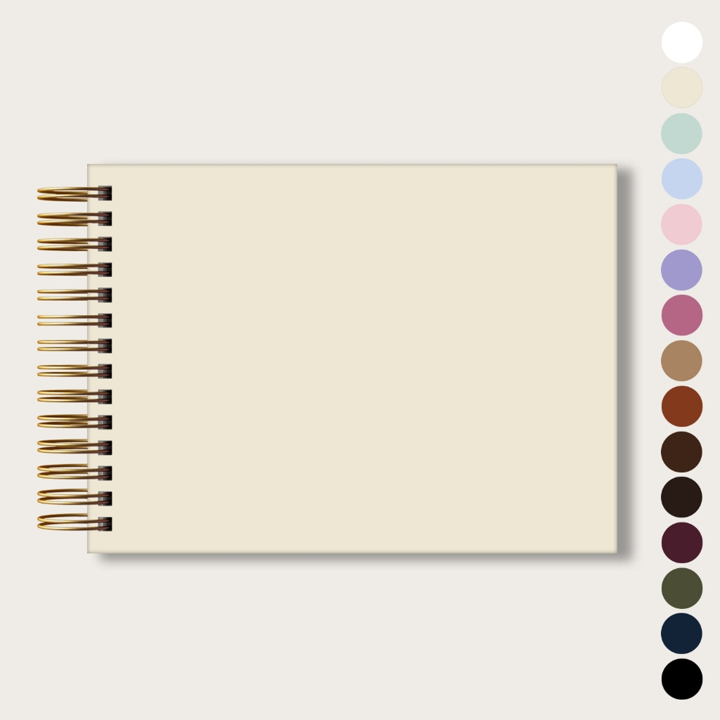 Caderno Álbum Fotos e Scrapbook Assinaturas 25x18,5cm Várias Cores