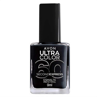 Esmalte Avon Ultra Color 60 Second Express COR PRETO .