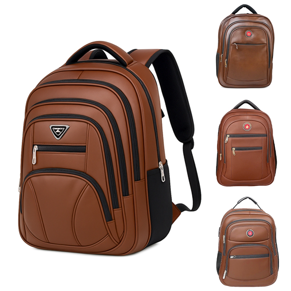 Mochila Unissex Impermeável Reforçada Grande Faculdade Entradas P/ USB e Fone P2 Anti-Furto