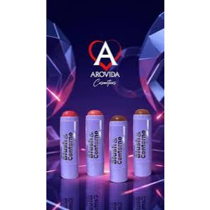 Arovida Blush & Contorno Cremoso 3 em 1