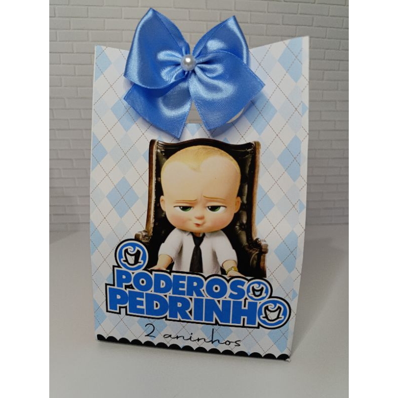 Sacolinha de Festa B.D.P PODEROSO CHEFINHO - PEGUE E MONTE - Lembrancinha Infantil Personalizada