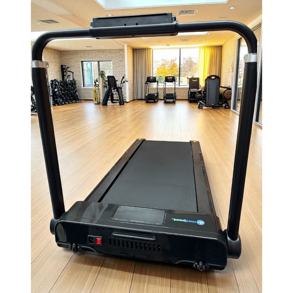 Esteira Eletrica Portatil Dobravel MedPoint Caminhada Corrida Exercicio em Casa Controle e Apoio