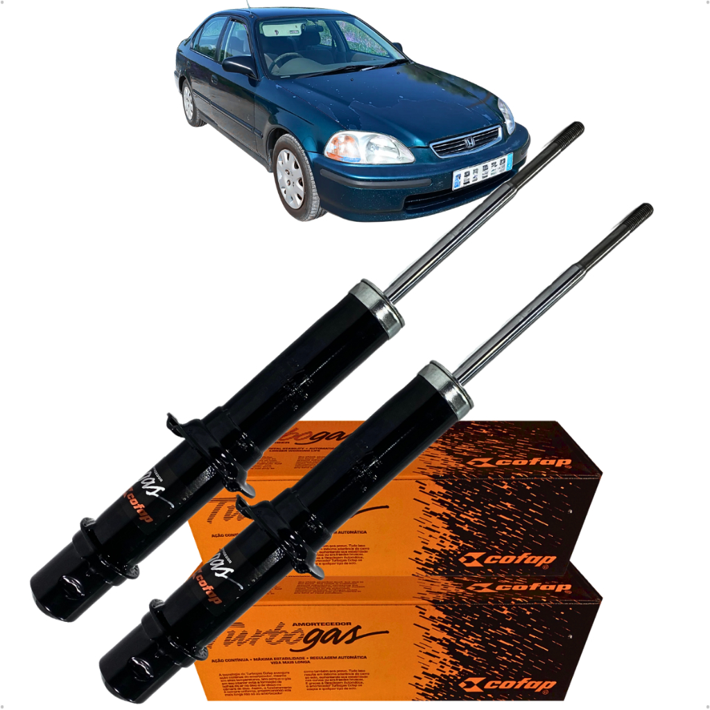 Par Amortecedor Cofap Dianteiro Civic 1996 Á 2000 em Oferta na Shopee