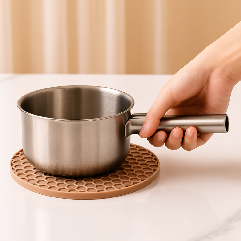 Kit 5 Descansos de Panela Duráveis – Ideal para Cozinha do Dia a Dia