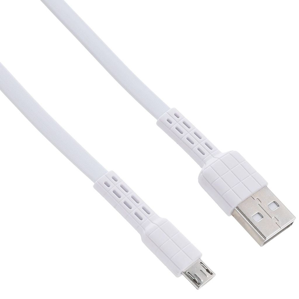 Cabo dados e carregador micro usb 2.4a (branco) Smartphone