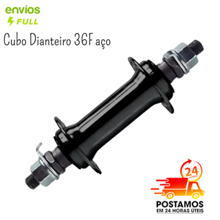 Cubo Dianteiro 36 Furos 140mm Cubo de Bicicleta Dianteiro Aço Esferado 36 Furos Freio V-brake Eixo em Oferta na Shopee