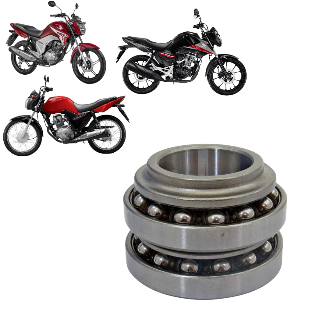 Caixa Direção Esférica Honda Cg Titan 125 2000 Até 2004 Titan 150 160 Fan 150 160 Start 160
