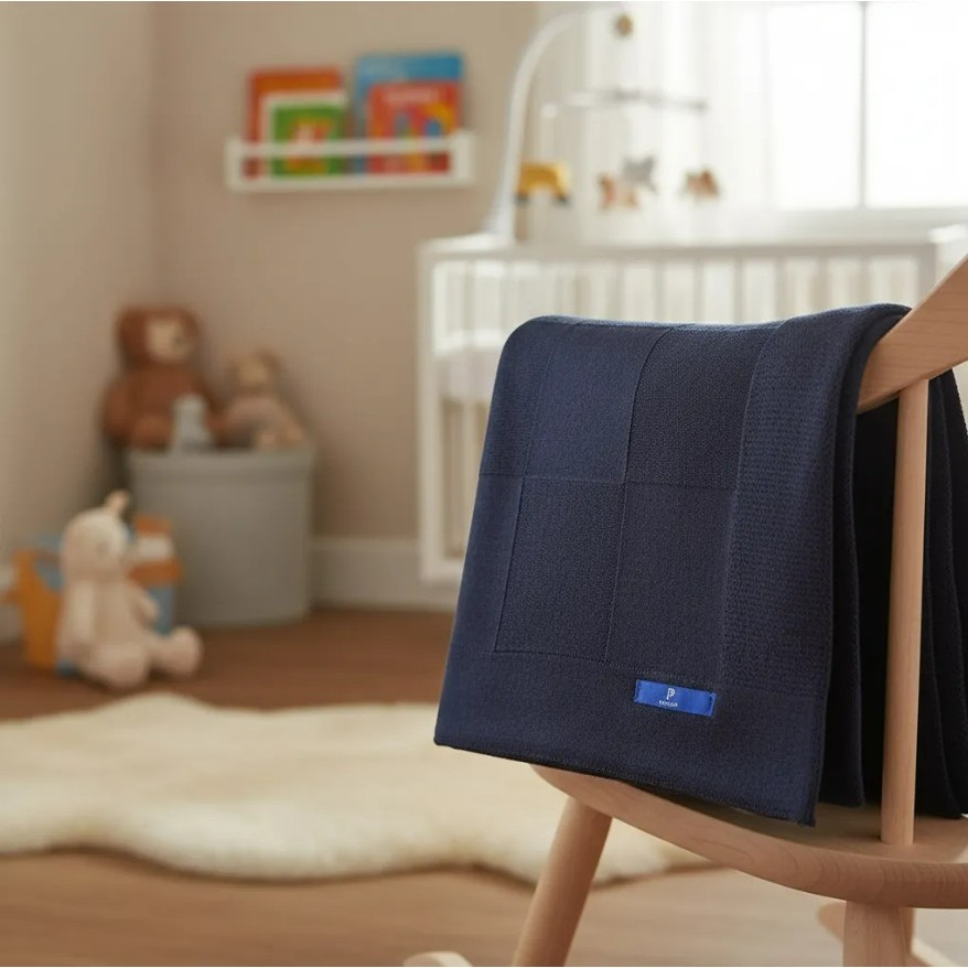 Manta Cobertor Pietrino Saída de Maternidade Tricô Bebê 80x80 cm em Oferta na Shopee