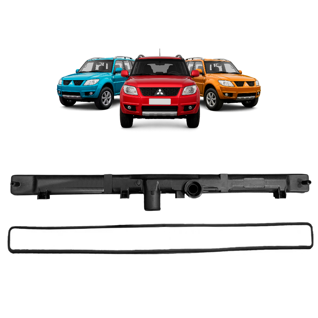 Caixa De Radiador Superior Mitsubishi Pajero Tr4 Com Vedação