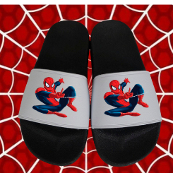 CHINELO SLIDE PERSONAGENS 33/34 A 43/44 CONFORTÁVEL MACIO DURABILIDADE HOMEM ARANHA CAPITÃO AMERICA