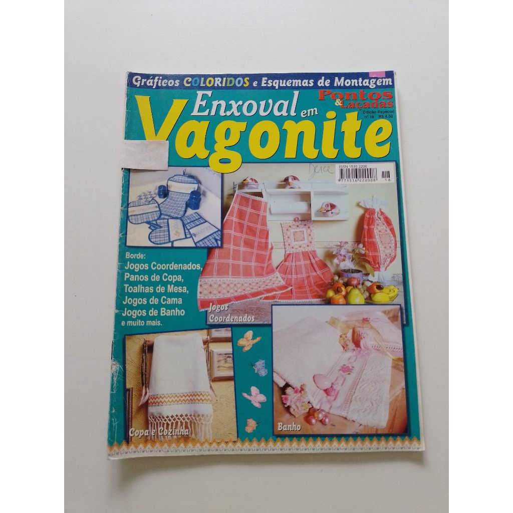 Revista Pontos & Laçados Enxoval Em Vagonite   Ac945