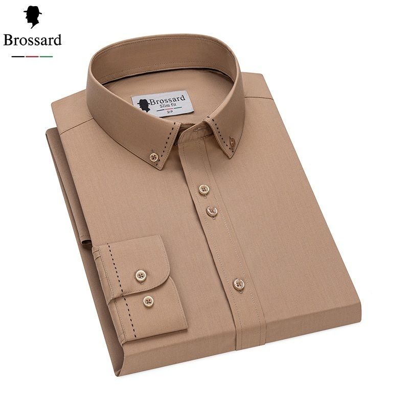 Camisas masculinas de alta qualidade são respiráveis ​​e adequadas para festas e trabalho em Oferta na Shopee