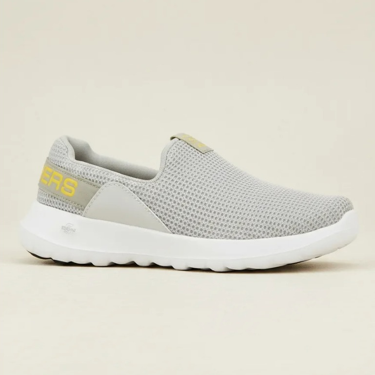 Tênis Feminino Skechers Go Walk Joy Slip On Cinza