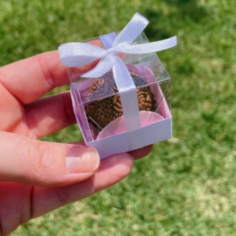 Caixa para 1 Brigadeiro trufa - 190 JM Distak em Oferta na Shopee